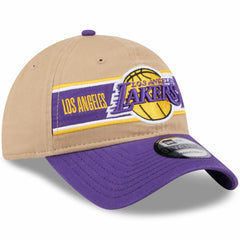 Los Angeles Lakers 2024 NBA Draft 9TWENTY Adjustable Hat Tan/Purple - NBA