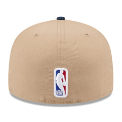 Memphis Grizzlies 2024 NBA Draft 59FIFTY Fitted Hat Tan/Navy - NBA