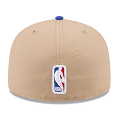 New York Knicks 2024 NBA Draft 59FIFTY Fitted Hat Tan/Blue - NBA