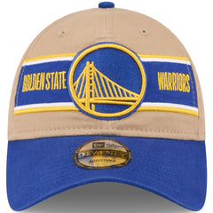 Golden State Warriors 2024 NBA Draft 9TWENTY Adjustable Hat Tan/Royal - NBA
