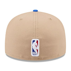Dallas Mavericks 2024 NBA Draft 59FIFTY Fitted Hat Tan/Blue - NBA