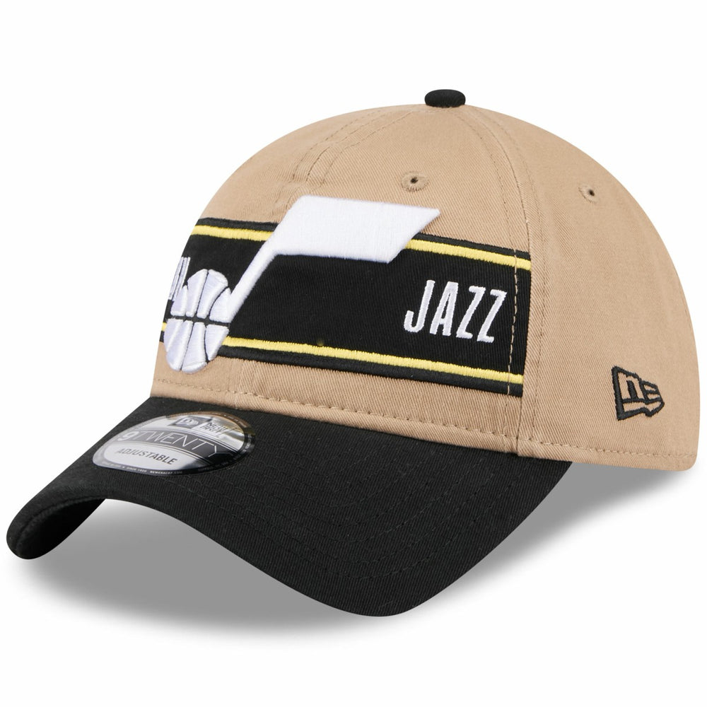 Utah Jazz 2024 NBA Draft 9TWENTY Adjustable Hat Tan/Black - NBA