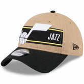 Utah Jazz 2024 NBA Draft 9TWENTY Adjustable Hat Tan/Black - NBA