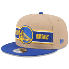 Golden State Warriors 2024 NBA Draft 9FIFTY Snapback Hat Tan/Royal - NBA