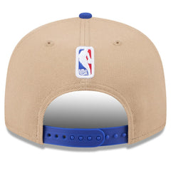 Golden State Warriors 2024 NBA Draft 9FIFTY Snapback Hat Tan/Royal - NBA
