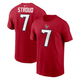C.J. Stroud Houston Texans Player Name & Number T-Shirt Red | Nike for Sale