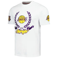 Los Angeles Lakers FISLL Unisex Heritage Crest T-Shirt White - NBA