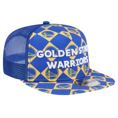 Golden State Warriors Seeing Diamonds A-Frame Trucker 9FIFTY Snapback Hat Royal - NBA