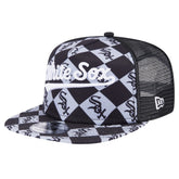 Chicago White Sox New Era Seeing Diamonds A-Frame Trucker 9FIFTY Snapback Hat - MLB