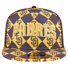 San Diego Padres New Era Seeing Diamonds A-Frame Trucker 9FIFTY Snapback Hat - MLB