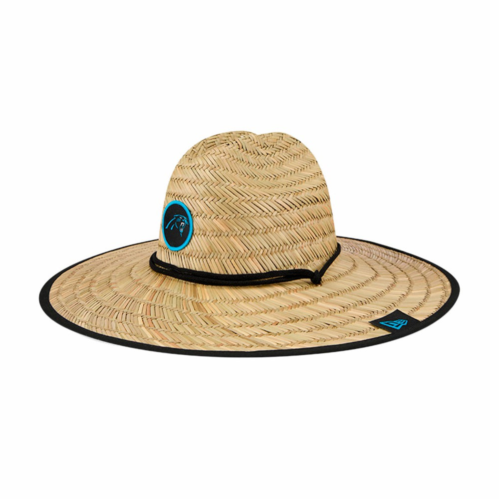 Carolina Panthers New Era NFL Training Camp Straw Lifeguard Hat Natural | NFL