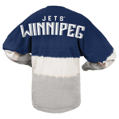 Winnipeg Jets Fanatics Women's Ombre Long Sleeve T-Shirt - Blue/Gray - NHL