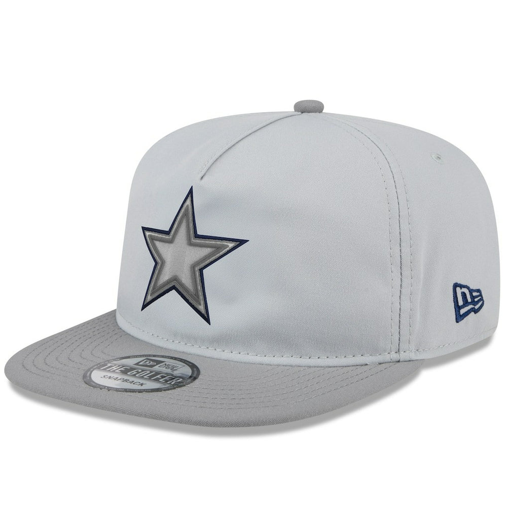 Dallas Cowboys New Era 2024 NFL Training Camp Golfer Snapback Hat Gray | NFL