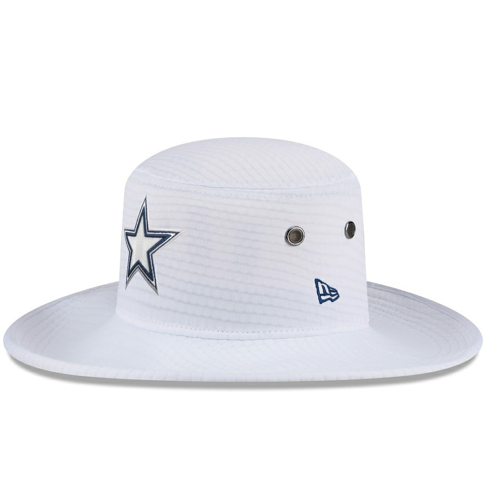 Dallas Cowboys New Era 2024 NFL Training Camp Panama Bucket Hat White | NFL