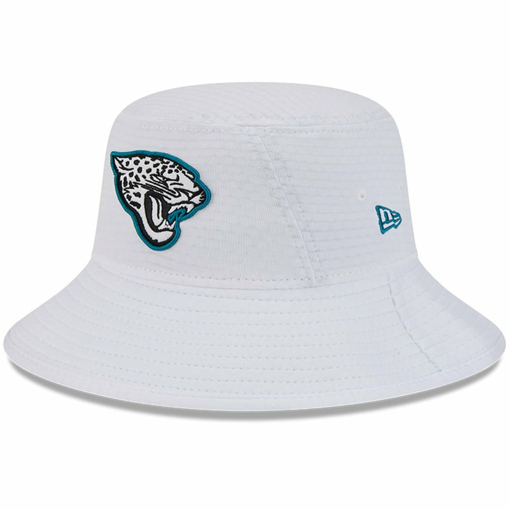 Jacksonville Jaguars New Era Youth 2024 NFL Training Camp Bucket Hat White | NFL