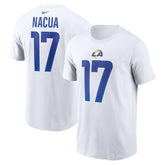 Puka Nacua Los Angeles Rams Player Name & Number T-Shirt White | Nike for Sale