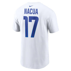 Puka Nacua Los Angeles Rams Player Name & Number T-Shirt White | Nike for Sale