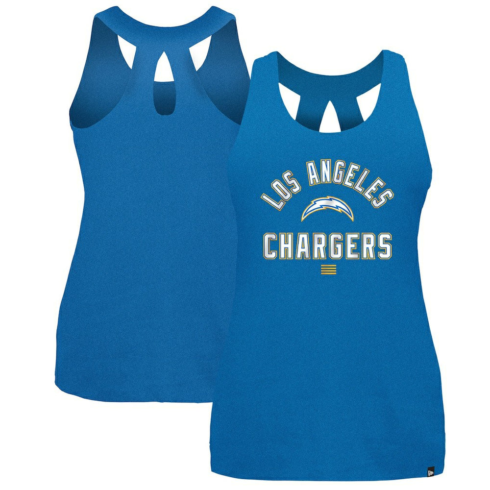 Los Angeles Chargers New Era Women's 2024 NFL Training Camp Tank Top Powder Blue | NFL