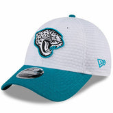 Jacksonville Jaguars New Era 2024 NFL Training Camp 9FORTY Adjustable Hat White/Teal | NFL