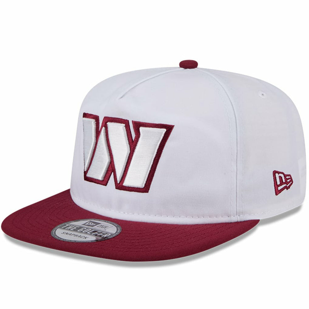 Washington Commanders New Era 2024 NFL Training Camp Golfer Snapback Hat White/Burgundy | NFL