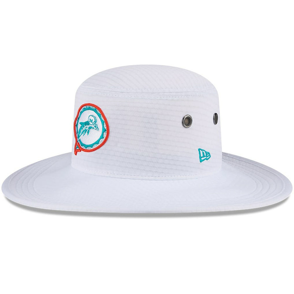 Miami Dolphins New Era 2024 NFL Training Camp Panama Bucket Hat White | NFL