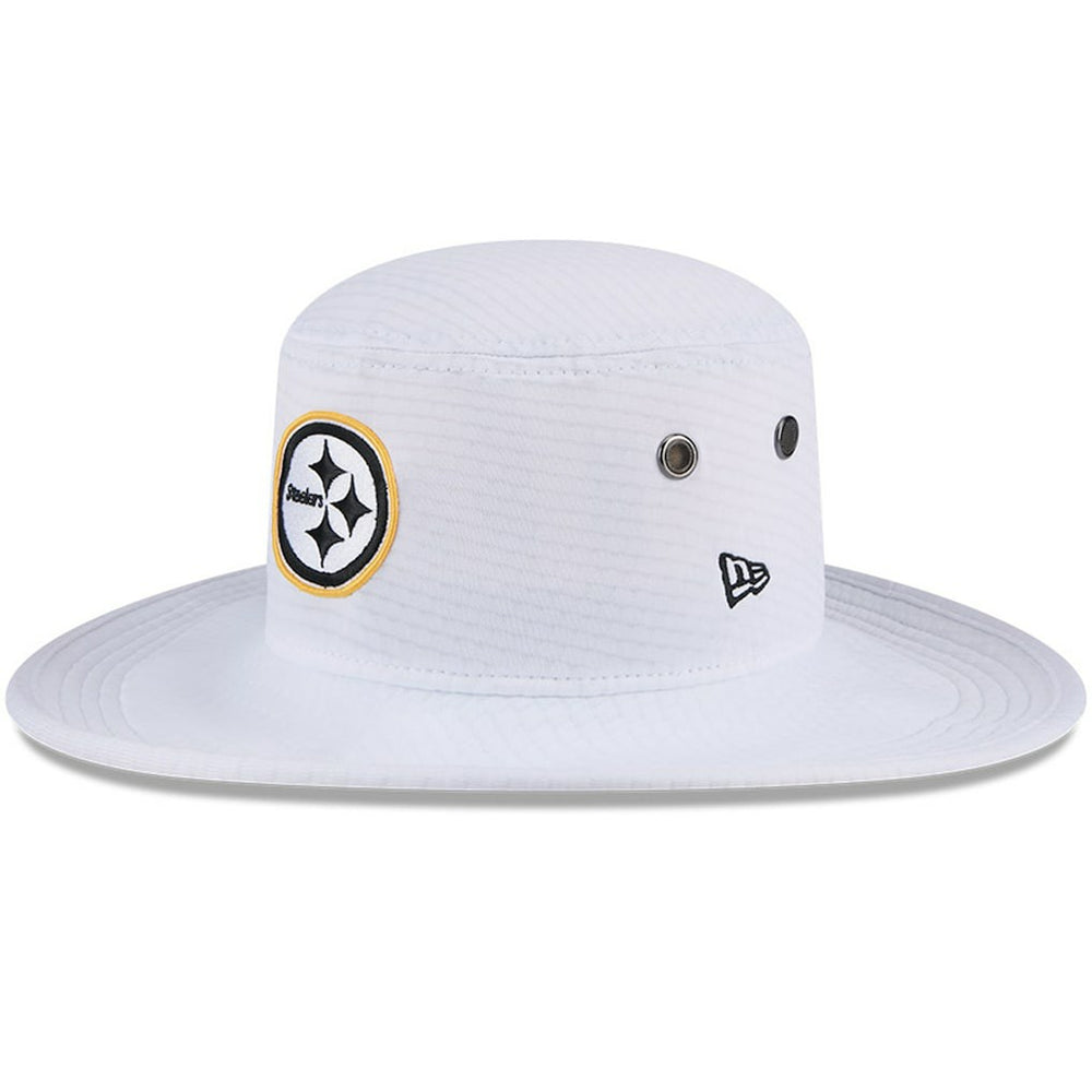 Pittsburgh Steelers New Era 2024 NFL Training Camp Panama Bucket Hat White | NFL