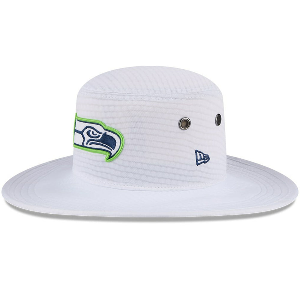 Seattle Seahawks New Era 2024 NFL Training Camp Panama Bucket Hat White | NFL