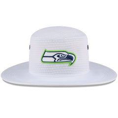 Seattle Seahawks New Era 2024 NFL Training Camp Panama Bucket Hat White | NFL