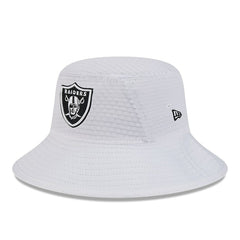 Las Vegas Raiders New Era 2024 NFL Training Camp Stretch Bucket Hat White | NFL