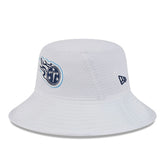 Tennessee Titans New Era 2024 NFL Training Camp Stretch Bucket Hat White | NFL