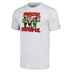 San Francisco 49ers Homage Unisex Holiday Tri-Blend T-Shirt Gray | NFL