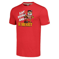 Kansas City Chiefs Homage Unisex Holiday Tri-Blend T-Shirt Red | NFL