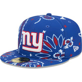 New York Giants New Era Paisley 59FIFTY Fitted Hat Royal | NFL