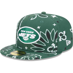New York Jets New Era Paisley 59FIFTY Fitted Hat Green | NFL