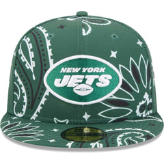 New York Jets New Era Paisley 59FIFTY Fitted Hat Green | NFL