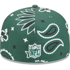 New York Jets New Era Paisley 59FIFTY Fitted Hat Green | NFL