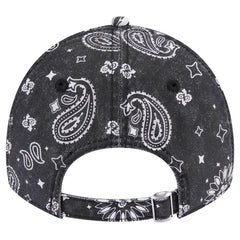 Cincinnati Bengals New Era Women's Paisley 9TWENTY Adjustable Hat Black | NFL