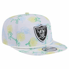 Las Vegas Raiders New Era Vacay Golfer Snapback Hat White | NFL