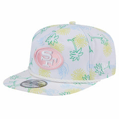 San Francisco 49ers New Era Vacay Golfer Snapback Hat White | NFL