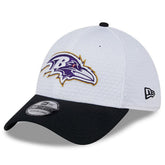 Baltimore Ravens New Era 2024 NFL Training Camp 39THIRTY Flex Hat White/Black | NFL
