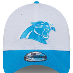 Carolina Panthers New Era 2024 NFL Training Camp 39THIRTY Flex Hat White/Blue | NFL