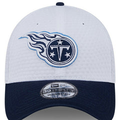 Tennessee Titans New Era 2024 NFL Training Camp 39THIRTY Flex Hat White/Navy | NFL