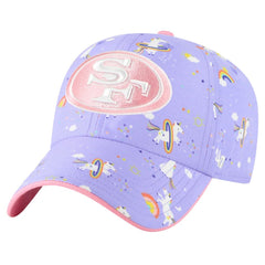 San Francisco 49ers '47 Girls Preschool Unicorn Clean Up Adjustable Hat Lavender | 47 brand