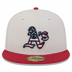 Athletics New Era 2024 Fourth of July 59FIFTY Fitted Hat - MLB