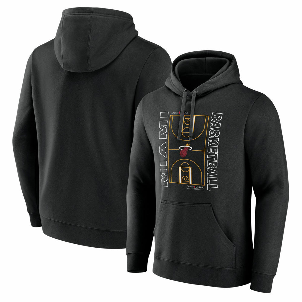 Miami Heat Michelob Ultra Full Court Pullover Hoodie - Black - NBA
