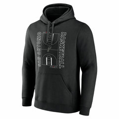 San Antonio Spurs Michelob Ultra Full Court Pullover Hoodie - Black - NBA