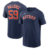 Framber Valdez Houston Astros Nike Fuse Name & Number T-Shirt - MLB