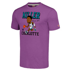 Brandon Miller Charlotte Hornets Homage Caricature Tri-Blend T-Shirt Purple - NBA