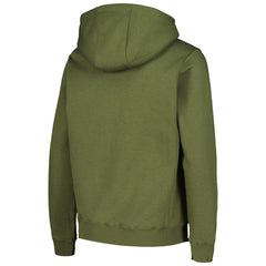 St. Louis Blues Levelwear Youth Podium Fleece Pullover Hoodie - Olive - NHL