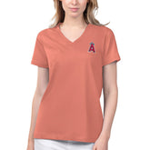 Los Angeles Angels Margaritaville Women's Game Time V-Neck T-Shirt - MLB